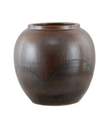 Orna Brown Wood Large Vase