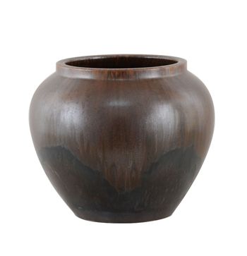 Orna Brown Wood Small Vase