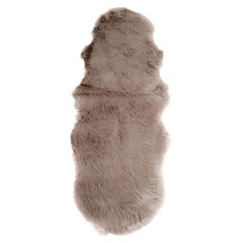 Throw Mushroom Faux Lambskin