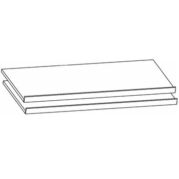 Blue Compartment Shoe Shelves 90cm Width Decor