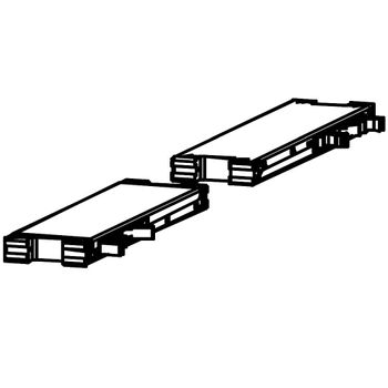 Set of 2 For Sliding Wardrobe Blue Dampers