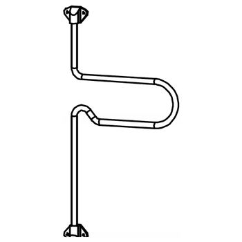 Orange Small Coat Hanger Rail