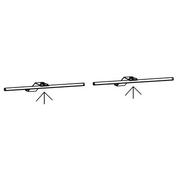 Orange LED Interior Lighting Aluminium Linea Stix Decor