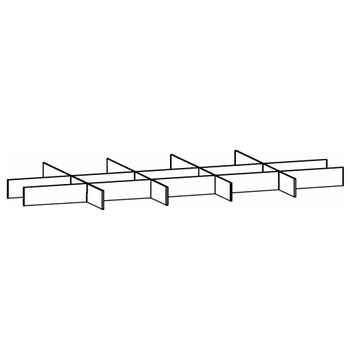 Orange Plus Compartment Drawer Division 100cm Width Decor