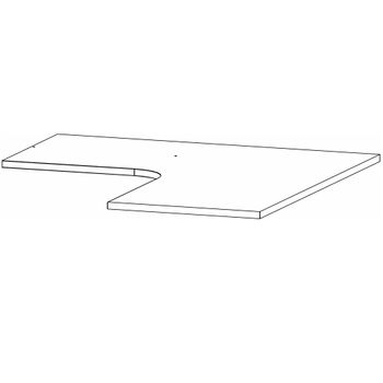 Orange Plus Shelf Corner Wardrobe