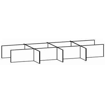 Orange Plus Drawer Division 80cm Acrylic Glass