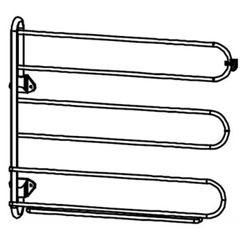 Orange Tie Rack Swivelling