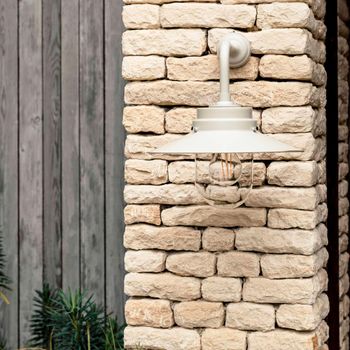 Semington Wall Light Clay Steel Grey