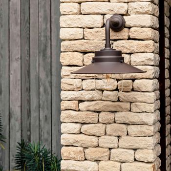 Semington Wall Light Coffee Bean Steel Brown