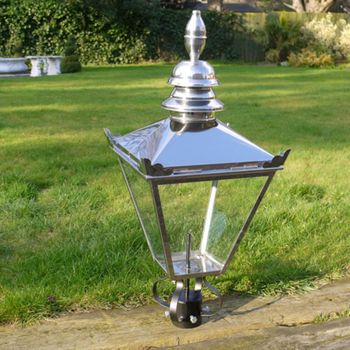 Outdoor Lamp Stainless Steel Grey