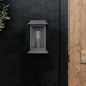 Stourton Wall Light Carbon Steel Black
