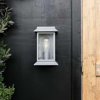 Stourton Charcoal Steel Wall Light