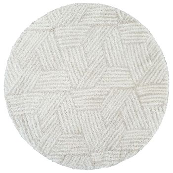 Cloudy Beige Round Rug - CDG2319 - Sizes Available