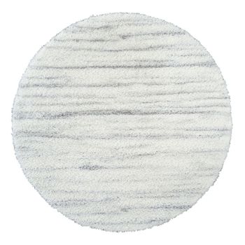 Cloudy White Round Rug - CDG2307 - Sizes Available
