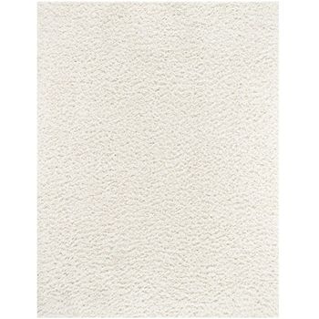 Moda Shaggy High Pile Cream Rug - Sizes Available