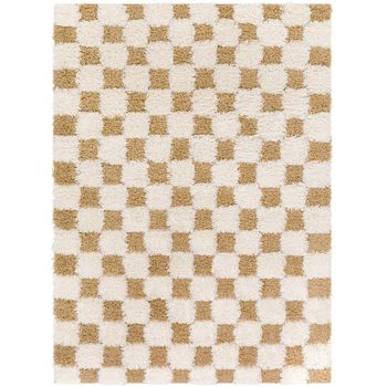 Urban Cream Checkered Rug - USG2346 - Sizes Available