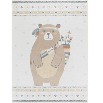 Lillian Beige Kids Rug - LLL2350 - Sizes Available