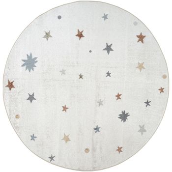 Lillian Beige Round Kids Rug - LLL2341 - 160cm x 160cm