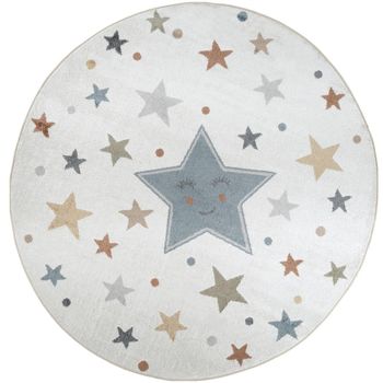 Lillian Beige Round Kids Rug - LLL2343 - 160cm x 160cm