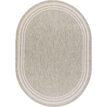 Eagean Oatmeal Oval Rug - 160cm x 220cm