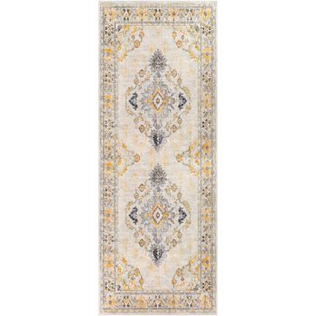 Floransa Oriental Vintage Beige Runner - 80cm x 220cm