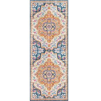 Floransa Oriental Vintage Burnt Orange Runner - 80cm x 220cm