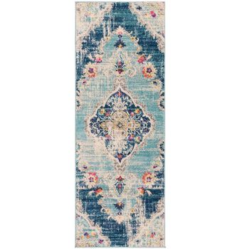 Floransa Light Blue Runner - FSA2300 - 80cm x 220cm