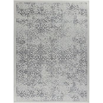 Floransa Oriental Vintage Light Slate Rug - Sizes Available