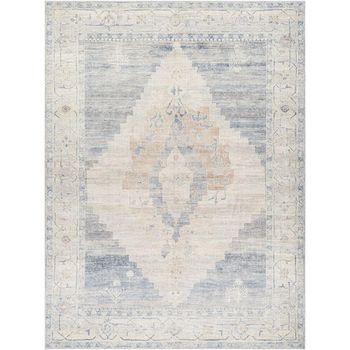 Luca Oriental Vintage Denim Blue Rug - Sizes Available