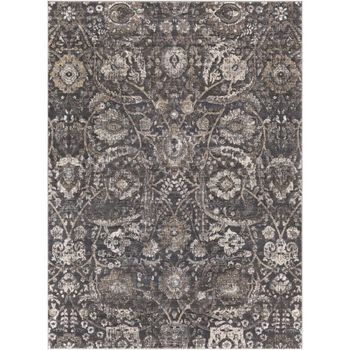 Indigo Vintage Oriental Boho Black Rug - Sizes Available