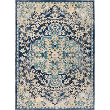 Murat Oriental Vintage Ink Blue Rug - Sizes Available
