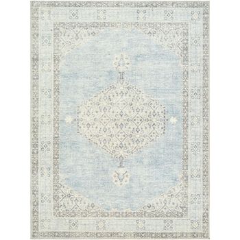 Lila Vintage Oriental Boho Blue Rug - Sizes Available