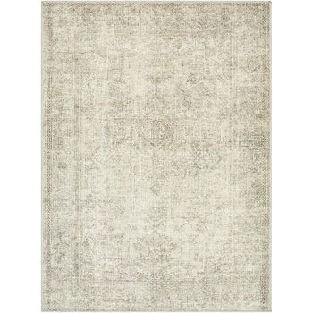Margot Vintage Oriental Boho Green Rug