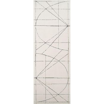Architect Galey Alix Ivory and Black Runner - GAAR2304 - 80cm x 220cm
