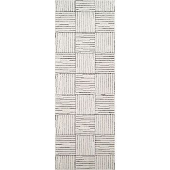 Architect Galey Alix Ivory and Dark Brown Runner - GAAR2301 - 80cm x 220cm