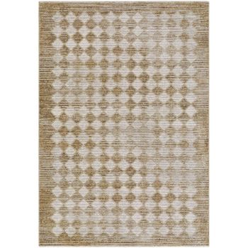 Myrtle Avenue Scandi Geometric Brown Rug - Sizes Available