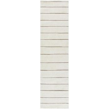 Cascade Scandi High Pile White Runner - PNWCS2303 - 80cm x 220cm