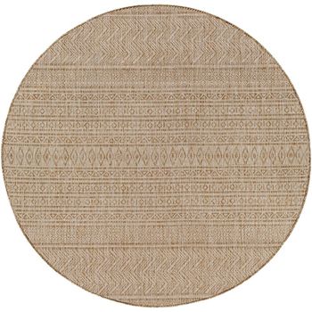 Eagean Brown Round Rug - EAG2411 - 160cm x 160cm