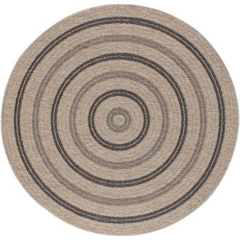 Encore Tan Jute Look Round Rug - ENC2305 - Sizes Available