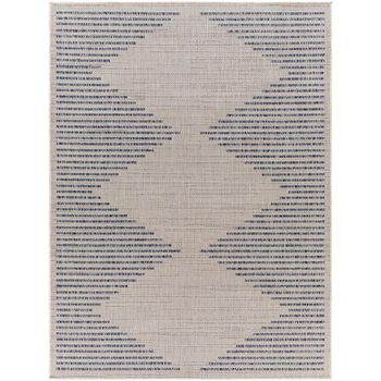Tuareg Ivory and Blue Rug - TRG2360 - Sizes Available