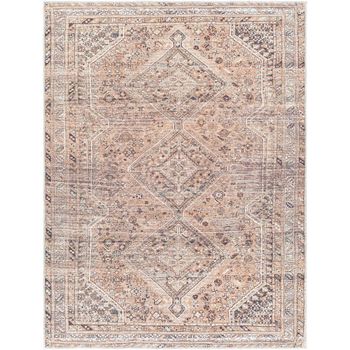 Amelie Machine Washable Traditional Boho Cider Orange Rug - Sizes Available