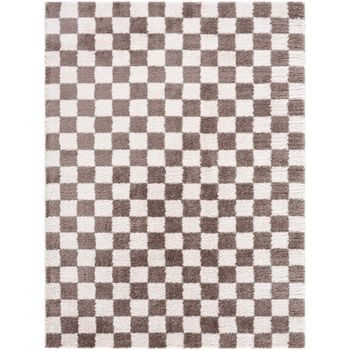 Fossay Ivory and Dark Brown Rug - FSG2328 - Sizes Available