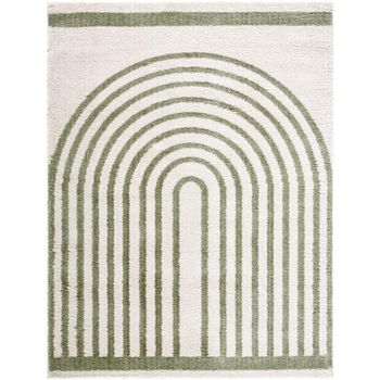 Fossay Ivory and Green Rug - FSG2312 - Sizes Available