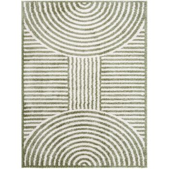 Fossay Ivory and Green Rug - FSG2333 - Sizes Available