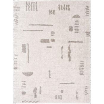 Fossay Ivory and Grey Medium Rug - FSG2304 - Sizes Available