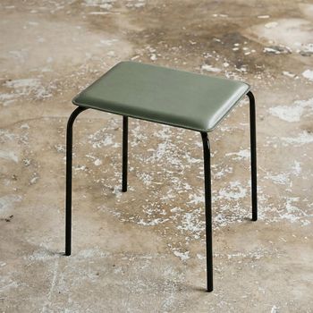 Esa Green Metal Stool