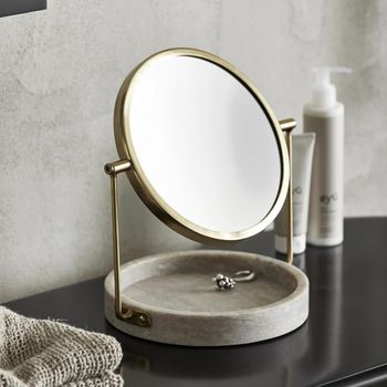 Haja Gold Metal Mirror - 25.5cm x 28cm