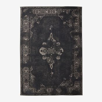 Grand Woven Black Rug - 290cm x 200cm