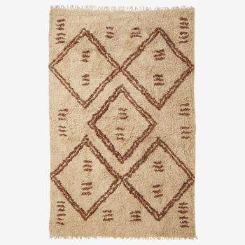 Leah Natural Cotton Wool Rug - 290cm x 200cm