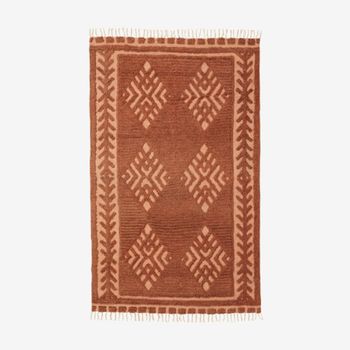 Marla Rust Cotton Wool Rug - 240cm x 160cm